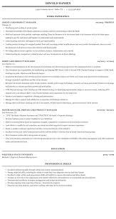 Regional bank that offers competitive interest rates on higher balances. Card Product Manager Resume Sample Mintresume