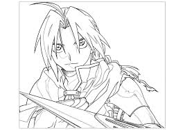 Fullmetal Alchemist Coloring Pages Fullmetal Alchemist Popular Anime Alchemist