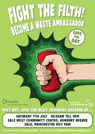 Fight The Filth Poster Design To Help Promote A Volunteer Training Programme For Action For Sustainable Living Flyer Design Image Font