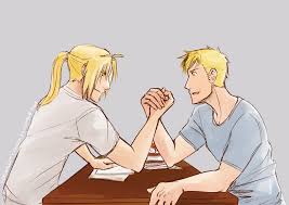 Arm Wrestling By Perfectlykawaii93 On Deviantart Fullmetal Alchemist Edward Fullmetal Alchemist Fullmetal Alchemist Brotherhood