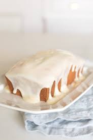 Pan of our easy cinnamon rolls recipe with icing. Cream Cheese Glaze