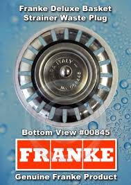 Durable basket strainer plug 79.3mm as used in many franke kitchen sinks v2z. Genuine Franke Basket Strainer Waste Plug By Franke Shop Online For Kitchen In The United States