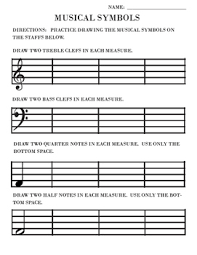 How to draw musical things. Draw Musical Symbols Worksheets Teaching Resources Tpt