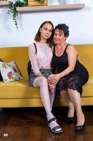 An old and young lesbian sexdate gets wild - Mature.nl