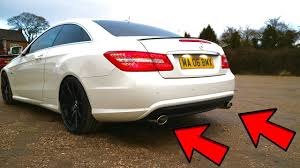 New Exhaust Fitted Mercedes E350 Cdi V6 Youtube