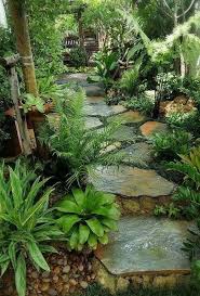 50 Best Garden Path Design Ideas 43 Tropical Garden Design Side Garden Beautiful Gardens
