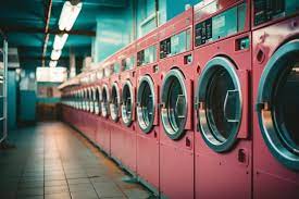 Row of washing machine of laundry business in the public store | Premium  AI-generated image