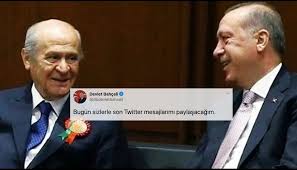 Devlet Bahceli Said I Will Share My Last Posts Neither I Will Use My Twitter Account Nor I Will Share Facebook Archyworldys