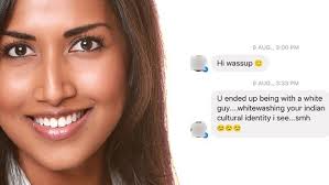 I married a man, a man I fell in love with...not a 'white guy'