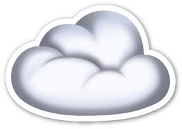 Pin By David On Emojistickers Cloud Stickers Clouds Cloud Emoji