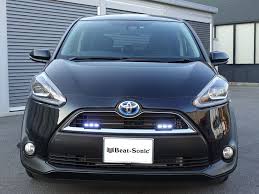 トヨタ シエンタにバータイプデイライト drlb2 の取り付け 車両年式 h28 8 車両型式 トヨタ シエンタ drlb2 beatsonic デイライト フォグランプ ヘッドライト ホワイト フロントグリル 8000ケルビン シエンタ トヨタ シエンタ ハイブリッド