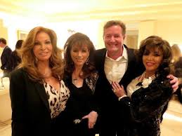 Subscribe now to keep up with the latest in movies, television and music. Jackie Collins Tbt With Raquel Welch Piers Morgan And Joan Collins Dbe Facebook