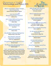 2011 University of Akron Department of English Student Awards Ceremony