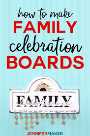 Check out this uber lively diy birthday banner with a combination of funky colors and meaningful phrases. Diy Family Celebration Birthday Board Jennifer Maker