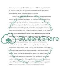The most famous example of unitary. The Importance Of Constitution And Bill Of Rights Essay