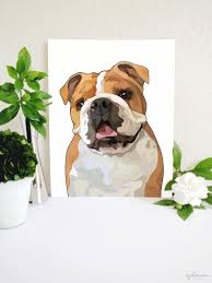 English Bulldog Art Print English Bulldog Gifts English Etsy English Bulldog Art Bulldog Art Bulldog Art Print
