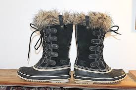 details about sorel joan of arctic quarry black womens