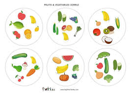 Parler Anglais Jeu Anglais Dobble Fruits Et Legumes Fruits And Vegetables Learn English English Games Game Fruit Math Games