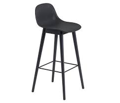 Product title weston home ashby 24 counter stools, set of 2, black rubbed average rating: Fiber Bar Stool Wood Base Architonic