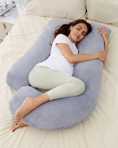 Momcozy Huggable U-Shaped Pregnancy Body Pillow