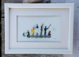 Pebble Art Family5 Family5 Gift Anniversary Birthday Etsy Pebble Art Family Pebble Art Pebble Pictures