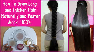 Apply the mixture to wet hair and sit in the sun for a while. How To Grow Long And Thicken Hair Naturally And Faster 100 Work Hair Growth Treatment Youtube
