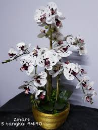 Gubahan bunga hiasan murah dan senang #mykomunitikreatif #mykiff. Gubahan Bunga Orkid Tiruan Artificial Orchid Flower Latex Home Furniture Home Decor On Carousell