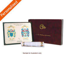 25 years anniversary plaques for physicians and healthcare workers. Heraldic Wedding Anniversary Plaque Totally Irish Gifts Made In Ireland