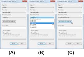 What Allocation Unit Size To Use When Formatting A Usb Flash