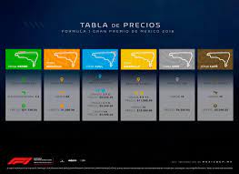 F1 2020 La F1 Da A Conocer Los Costos Para El Gran Premio De Mexico 2018 Marca Claro Mexico