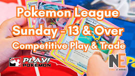 Play! Pokemon League – Competitive Play 13 & Over