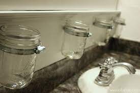 But this nifty trick could be used in any room that needs a little. Mason Jar Bathroom Storage
