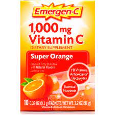 Vitamin c drink mix is a powder that dissolves quickly in water; Emergen C Collection Walmart Com