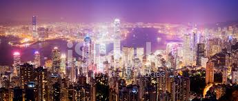 Relax on the waters of victoria harbour during your cruise, savor a delicious meal atop victoria peak with views of the skyline, and stroll through the temple street night market in kowloon. Panoramic View Of Hong Kong City Skyline At Night China Stock Photos Freeimages Com