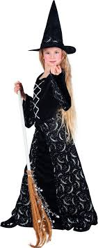 Bambina con vestito da strega e gonna in tulle. Costume Strega Della Luna Bambina Halloween Costumi Bambini E Vestiti Di Carnevale Online Vegaoo Costumi Da Ragazza Maschera Halloween