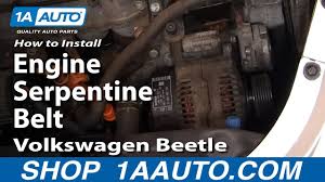 1993 chevrolet caprice clic ls system wiring diagrams radio. How To Replace Engine Serpentine Belt 98 05 Volkswagen Beetle Youtube