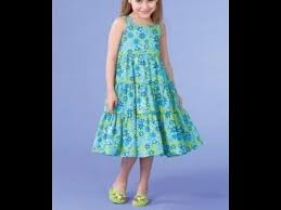 فستان للاطفال صيفي بحملات و كرانيش عمر سنتين هوايتي youtube summer dresses fashion dresses