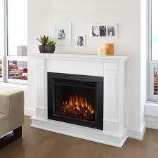 Product description enjoy the beauty of a real flame electric fireplace, this substantial freestanding fireplace also doubles as an entertainment center. Real Flame Wayfair