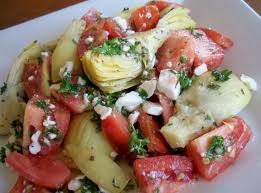 Artichoke Heart And Tomato Salad Recipe Food Com Recipe Artichoke Recipes Healthy Recipes Healthy