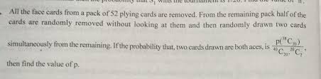 All red face cards are removed from a pack of playing cards. All The Face Cards From A Pack Of 52 Plying Cards Are R Math