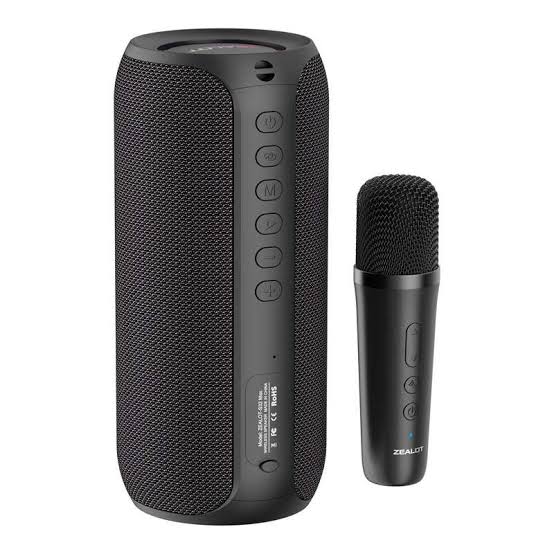 Zealot S69M Portable Wireless Bluetooth Speaker with Microphone for Karaoke
