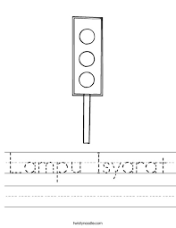 Gambar rangkaian lampu tanda belok 5. Lampu Isyarat Worksheet Twisty Noodle