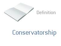 The conservator may be only of the estate (meaning financial affairs), but may be also of the person, when he/she takes charge of overseeing the daily activities, such as health care or living arrangements of the conservatee. Conservatorship What Does It Mean