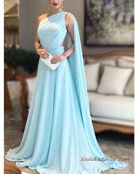 2020 Uzun Abiye Elbise Modelleri Eflatun Uzun Omzu Acik Yetim Kollu Yirtmacli 2020 Aksamustu Giysileri The Dress Elbise Modelleri