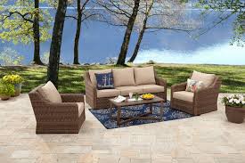 Better Homes And Gardens Hawthorne Park 4 Piece Sofa Conversation Set Walmart Com Better Homes And Gardens Better Homes Home And Garden