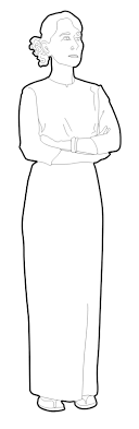Download Asian Woman Standing With Her Arms Folded Cad People Free Dwg Cad Block Pimpmydrawing