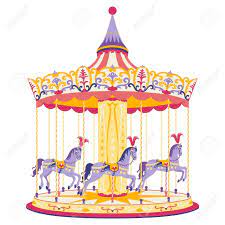 Save 15% on premium images with code stockio15. Illustration Der Spass Merry Go Round Mit Drei Mit Pferden Lizenzfrei Nutzbare Vektorgrafiken Clip Arts Illustrationen Image 18155635
