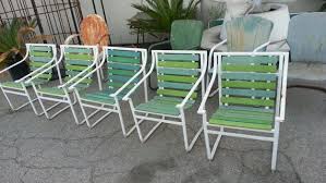 1960s Samsonite Patio Chairs Samsonite Patio Furniture 5 Vintage Samsonite Flatbar Metal Patio Chairs Blue Gre Patio Chairs Metal Patio Chairs Outdoor Chairs