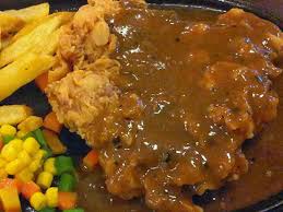 Bumbunya sederhana dilengkapi saus dan sayuran. Download Gambar Makanan Steak Ayam Gambar Makanan