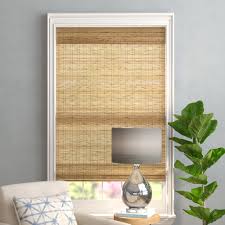 Blindster.com has been visited by 10k+ users in the past month World Menagerie Aymeric Tuscan Semi Sheer Brown Roman Shade Reviews Wayfair
